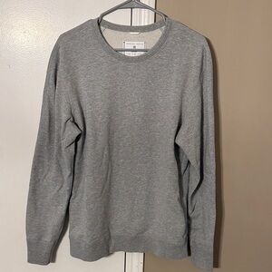 Reigning Champ | Midweight Terry Classic Crewneck Sweatshirt, Heather Gray